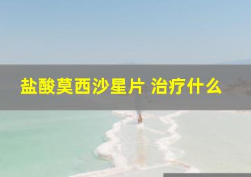 盐酸莫西沙星片 治疗什么